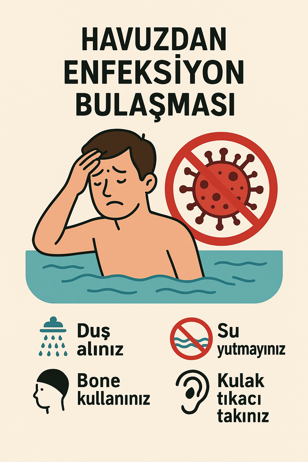 havuzdan enfeksiyon bulaşması
